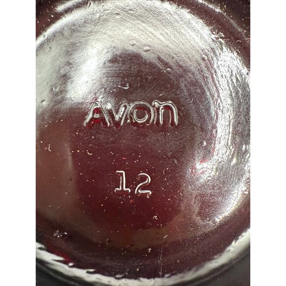 Vintage Avon Cape Cod Ruby Red Glass 5" Berry Bowls, Set of 3 - Picture 4 of 7